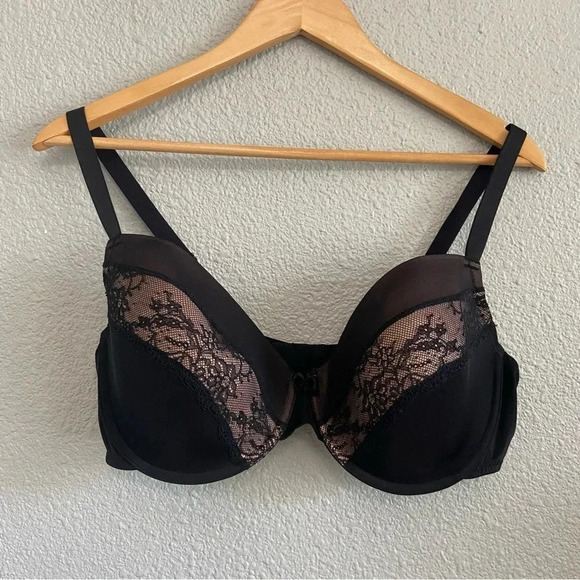 Adore Me Other - Adore me Mirianne Push Up Bra Size 40DD Black Lace